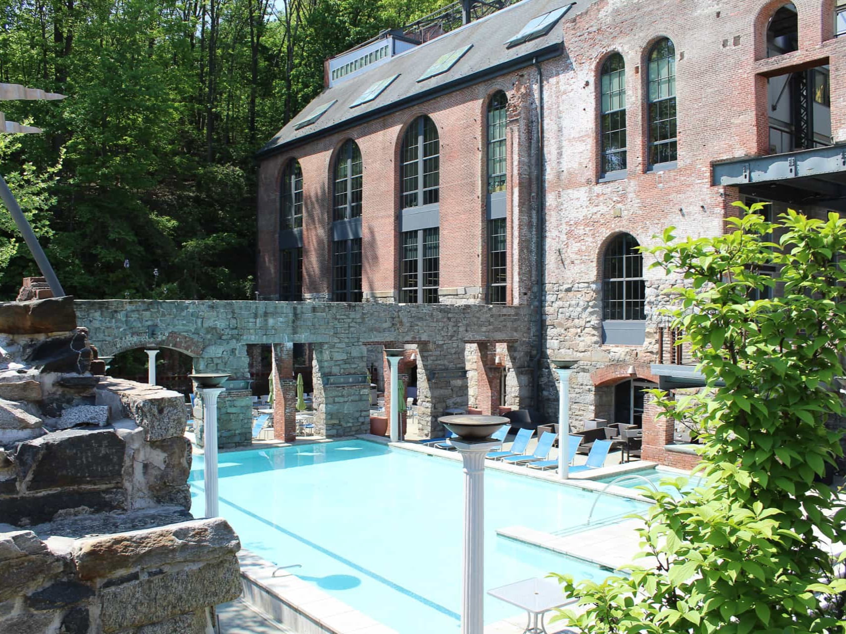 The Clipper Mill courtyard, which came with the building