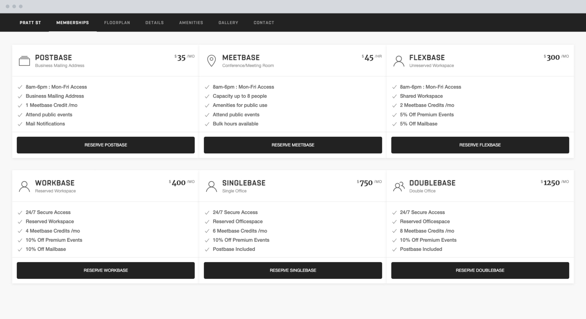 Six tiers on one naming system, with meeting credits running between them