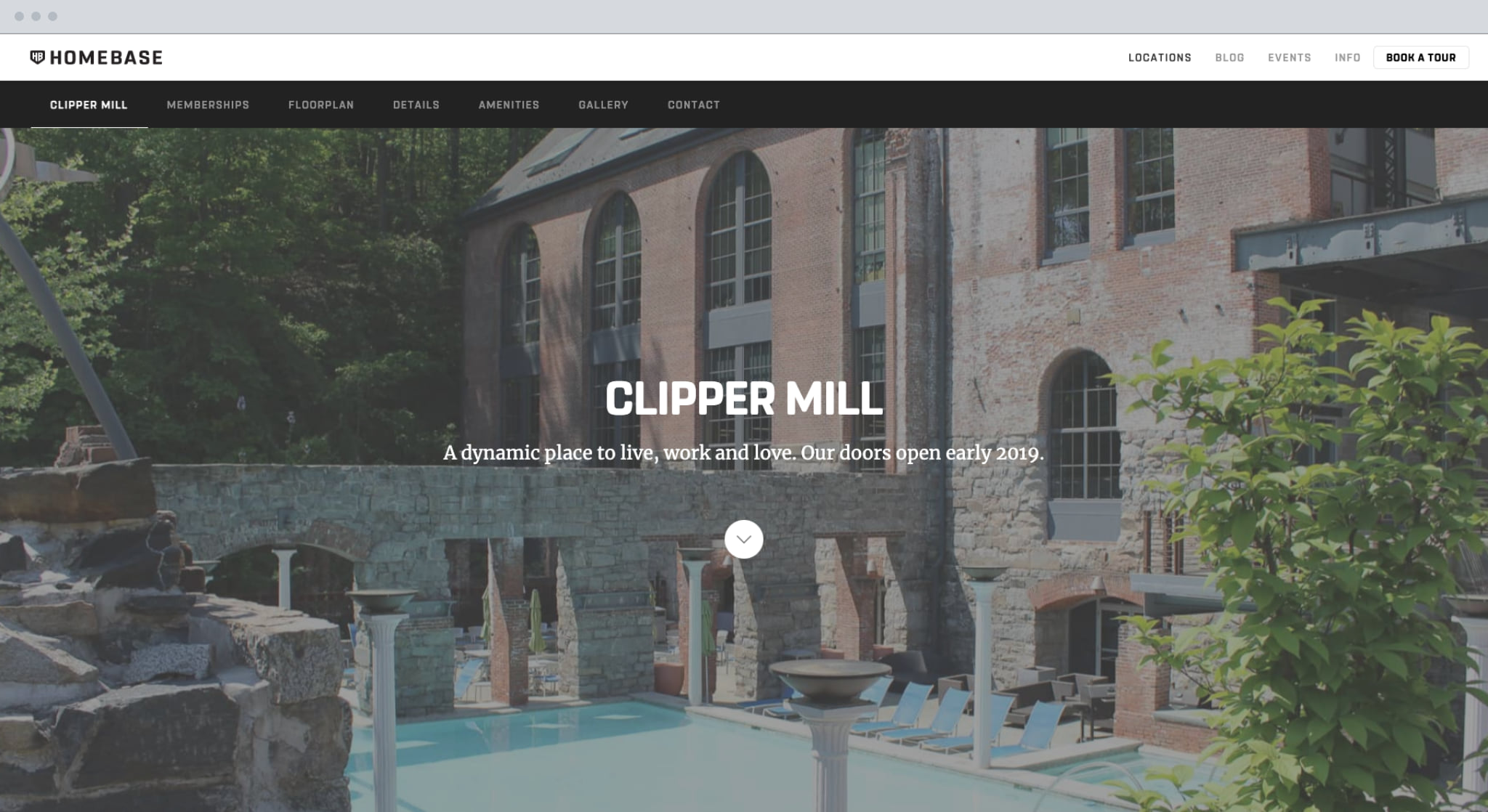 Clipper Mill, the same brand in a completely different room