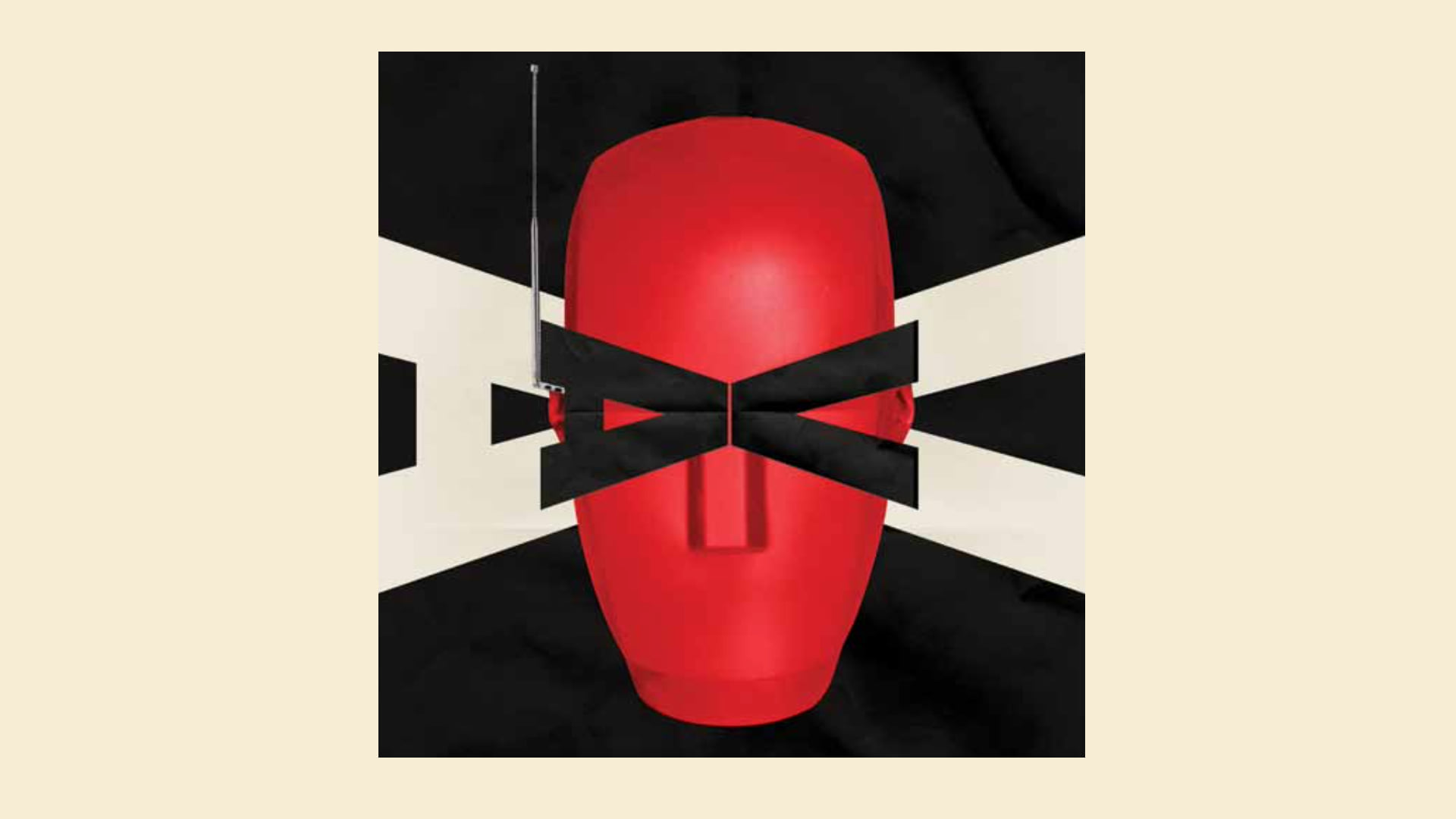 The invitation, the mark across the eyes of a red head